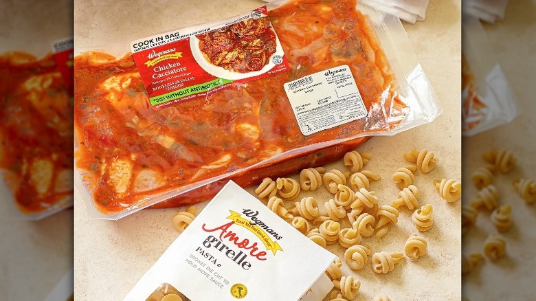 Wegmans' cook-in-bag chicken cacciatore