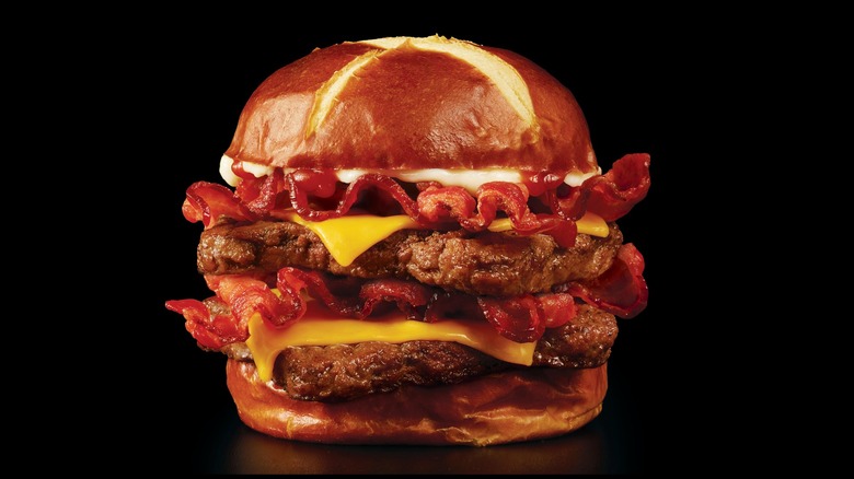 Wendy's pretzel baconator