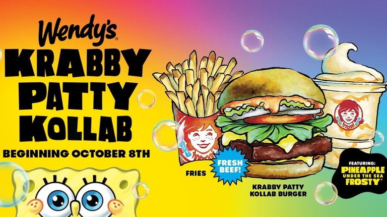 Wendy's Krabby Patty Kollab Infographic