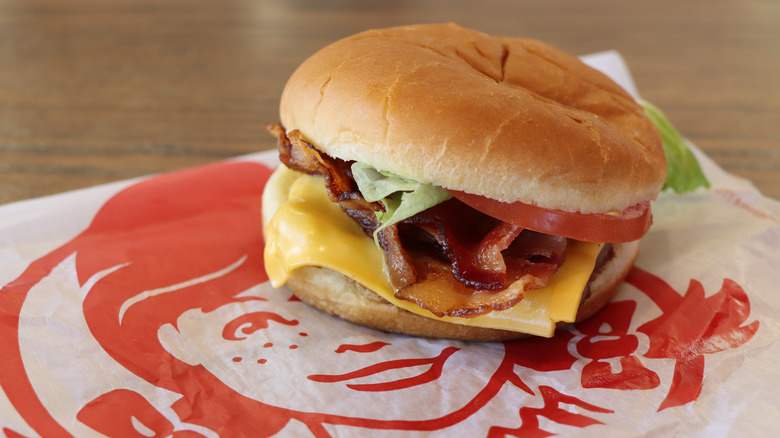 bacon cheeseburger from Wendy's