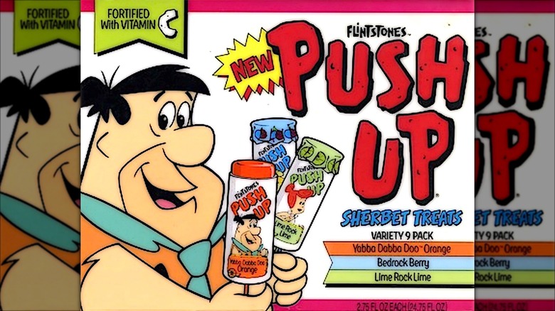 Flintstones push up ice cream