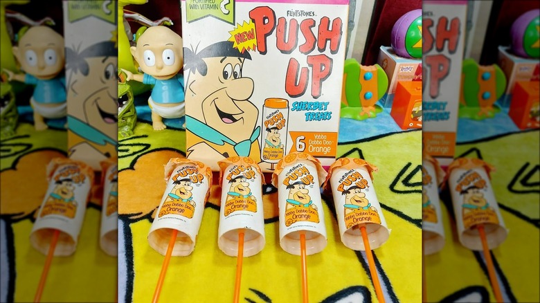 Flintstones push pop ice cream