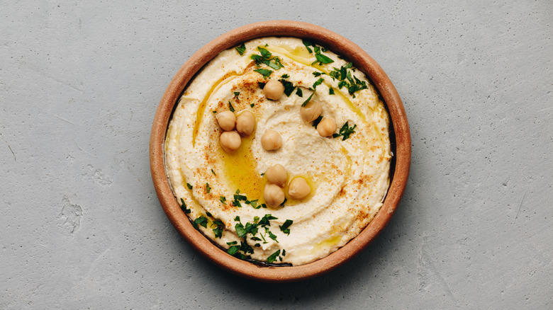 Hummus in bowl