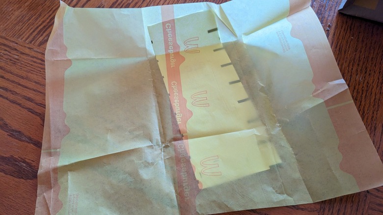 empty McDonald's bag