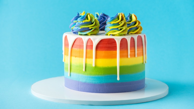 rainbow cake