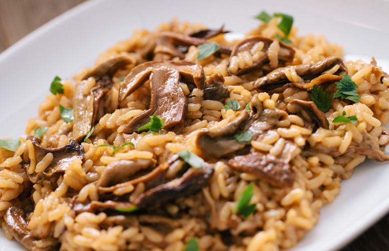 Wild Mushroom Fall Vegetable Farro Risotto