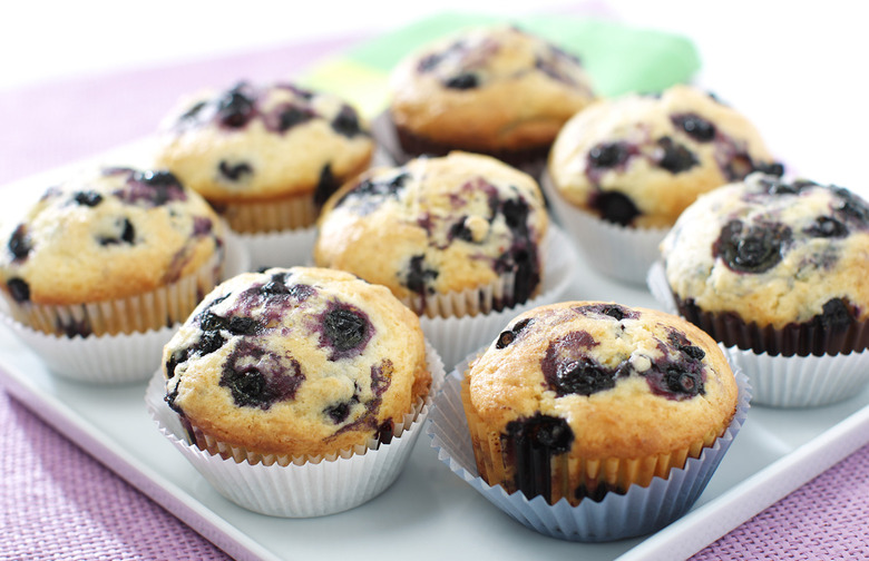 Blueberry Spelt Muffins