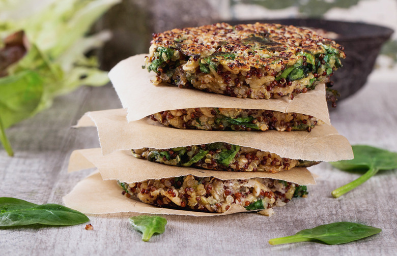 Quinoa and Chickpea Burgers