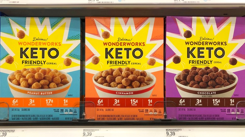 keto friendly cereal boxes