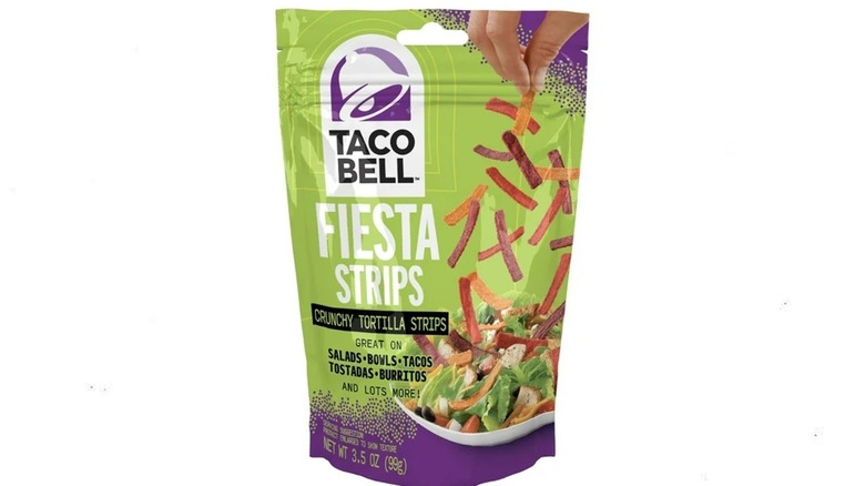 Taco Bell Fiesta Tortilla Strips bag