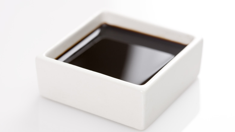 ramekin of soy sauce