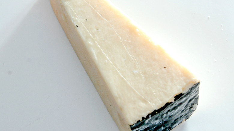 Cut of pecorino romano