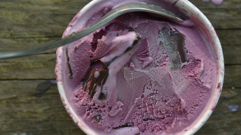 Purple cow ice cream