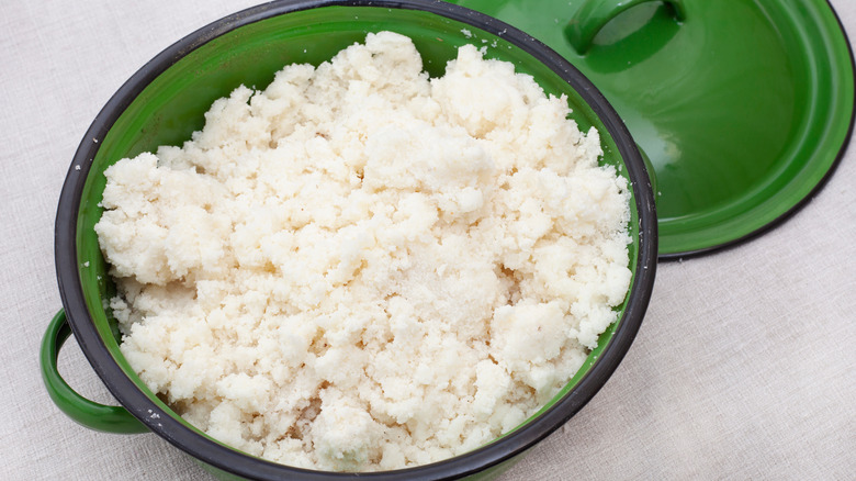 Large pot of maize meal