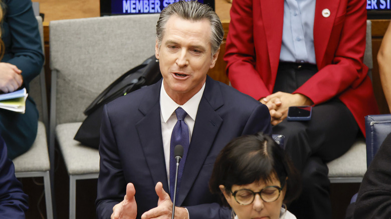 California Governor Gavin Newsom