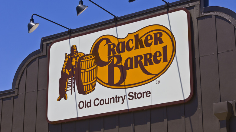 Cracker Barrel sign