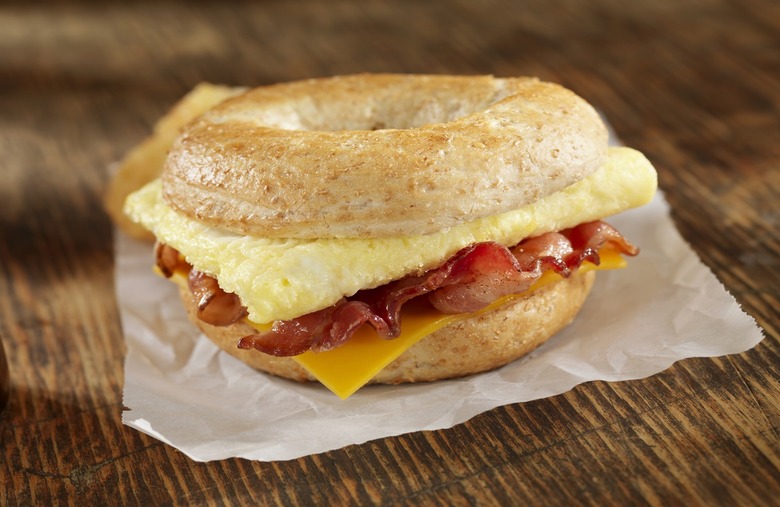 Maryland: Egg, bacon and cheese