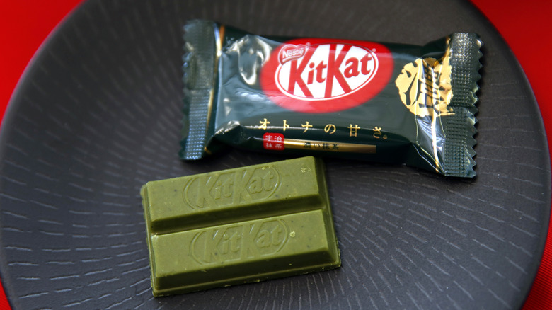 Green tea kit kat