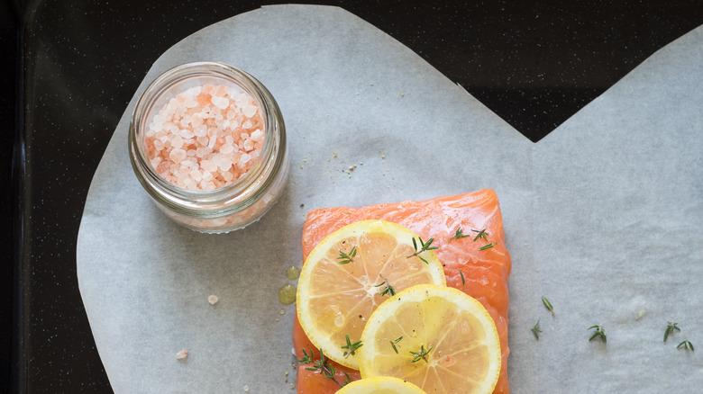 Salmon en papillote