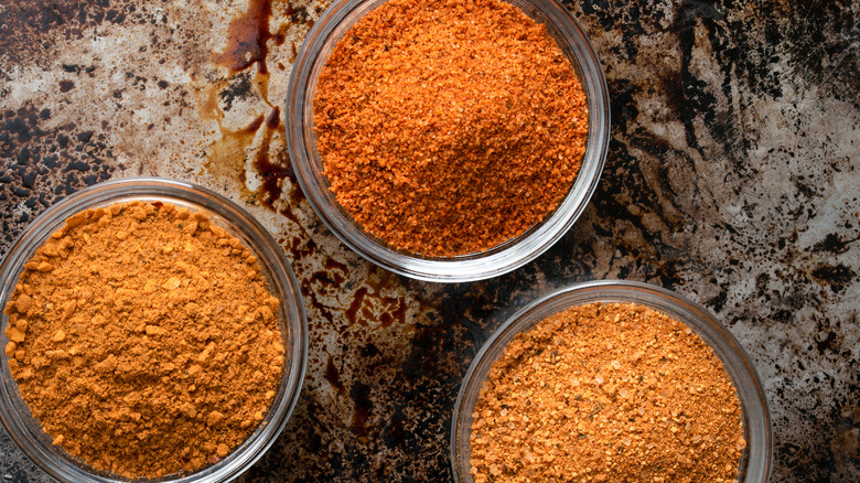 Close-up of mesquite barbecue rub