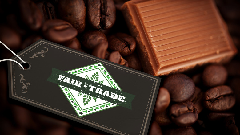 Fair trade chocolate and coffee