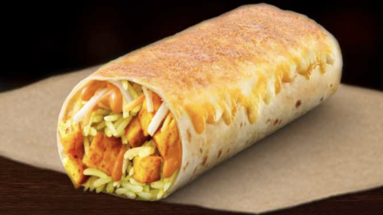Grilled Cheese Burrito at Taco Bell India