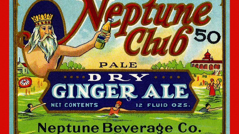 Neptune Club ginger ale ad