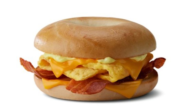 McDonald's breakfast bagel