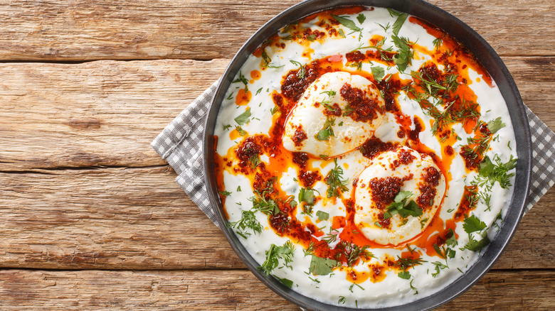 What Exactly Are Turkish Eggs And How Are They Served?