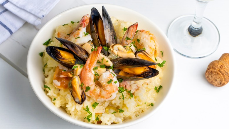 seafood risotto