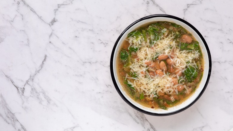 bowl of Italian wedding soup