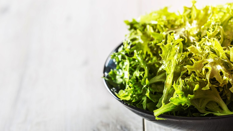 bowl of escarole