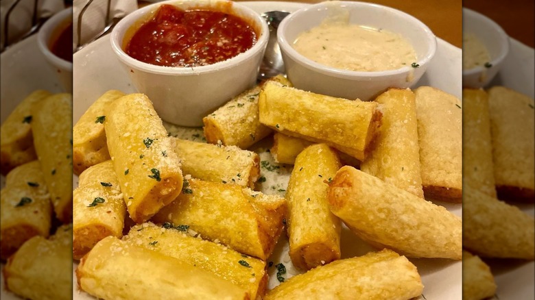 stuffed ziti fritta from Olive Garden