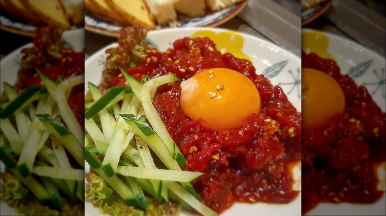 korean steak tartare