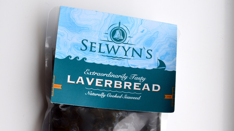 A packet of laverbread