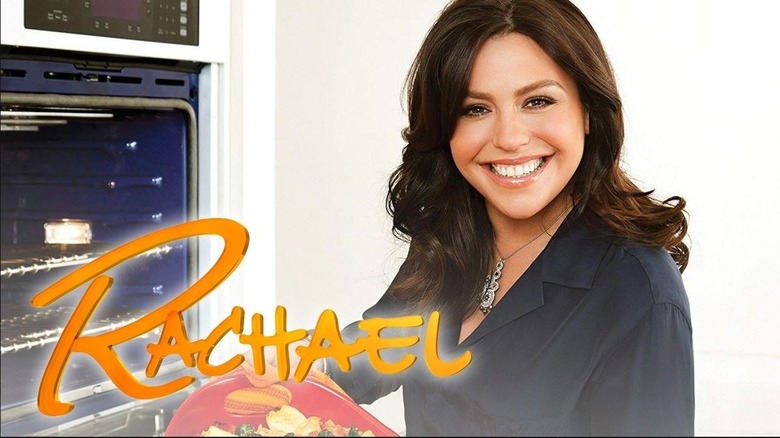 rachael ray smiling with dish