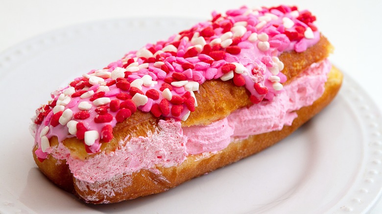 Valentine's Day Bismark donut