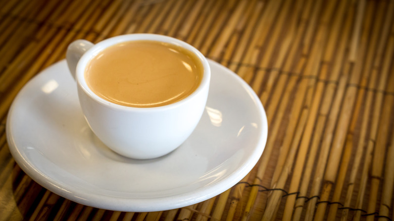 Cuban coffee in espresso cup
