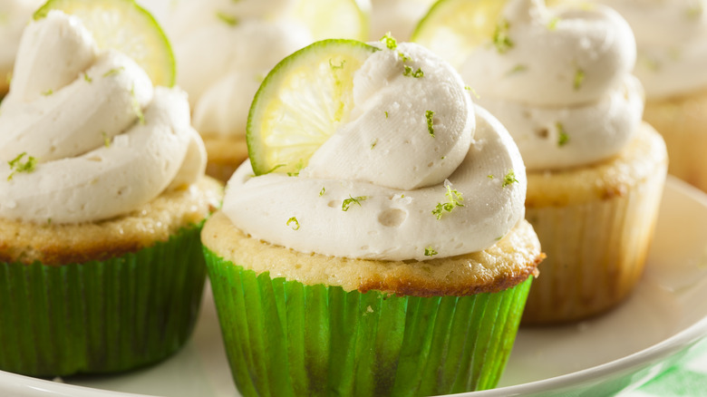 Margarita cupcakes with lime