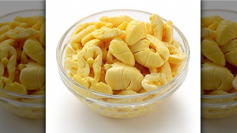 Bowl of ackee arils