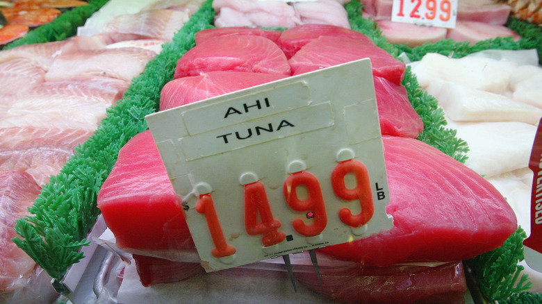 Fresh ahi tuna for sale