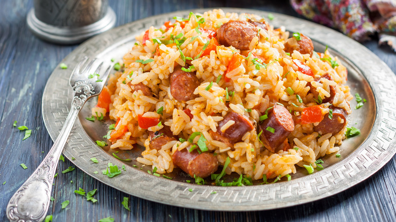 jambalaya with andouille