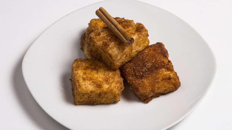 plate of leche frita