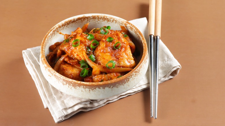 Korean braised fish jorim