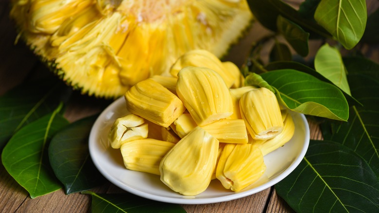 Plate of jackfruit