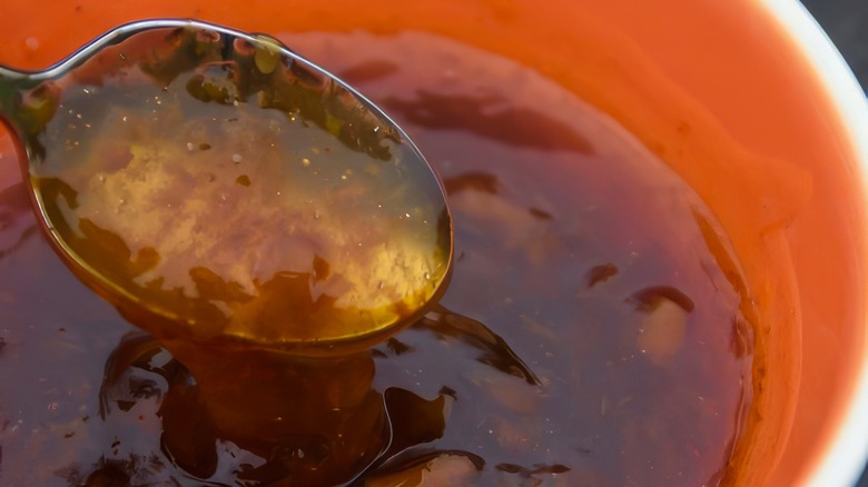 monkey gland sauce closeup