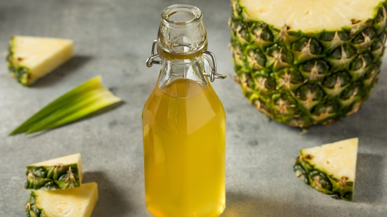 Pineapple simple syrup