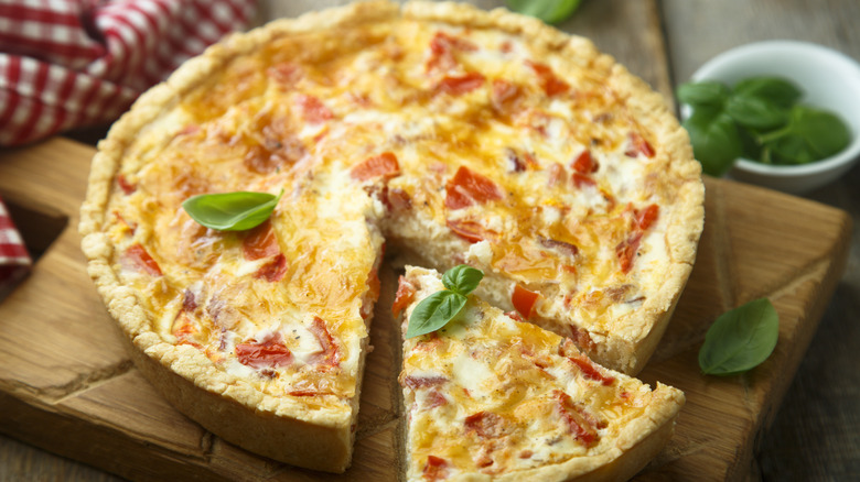 Southern style tomato pie