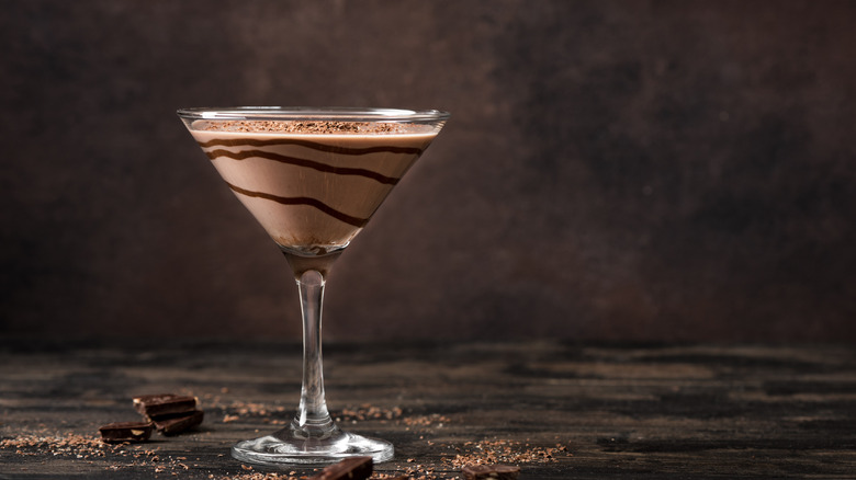 mudslide in martini glass