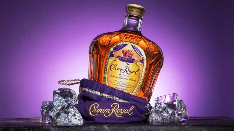 crown royal in purple bag